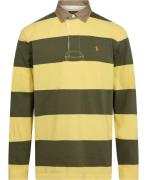 Polo Ralph Lauren 10/1 Jerseylsl-rug Mand New Olive/sunfish Yellow Lan...