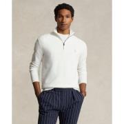 Polo Ralph Lauren Meshknit Cotton Quarter-zip Sweater Mand 2wh6 Turtle...