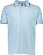 Lindbergh Polo Shirt w. Contrast Piping Mand Blå Breeze Kortærmede Pol...