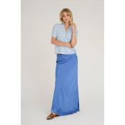 A-VIEW Emily Skirt Kvinde Medium Blue Maxi Nederdele Str 34 - hos Maga...