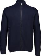 Lindbergh Ecovero zip Cardigan Mand Blå Cardigans Str XL - hos Magasin