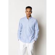 Clean Cut Copenhagen Oxford Stretch Plain L/S Mand Light Blue Langærme...