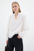 InWear Dermaiw Shirt Kvinde Whisper White Langærmede Skjorter Str 40 -...