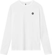 Wood Wood Mel Long Sleeve Gots Mand Bright White Langærmede T-shirts S...