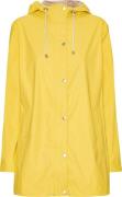 ILSE JACOBSEN Short Rain Jacket Kvinde Lemon Drop Regnjakker Str 40 - ...