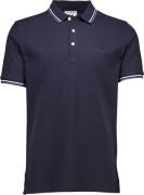 Lindbergh Polo Shirt w. Contrast Piping Mand Navy Kortærmede Poloer St...