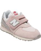 New Balance New Balance 574 Kids Hook & Loop Shell Pink Sneakers Str 2...