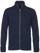 Mads Nørgaard - Copenhagen 100% Wool Klemens Zip Cardigan Mand Blå Car...