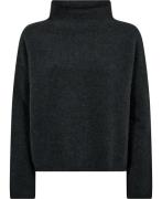 Filippa K Mika Yak Funnelneck Sweater Kvinde Green Grey Rullekraver St...