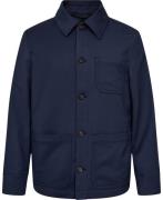 Filippa K Work Jacket Mand Dusk Blue Overgangsjakker Str 46 - hos Maga...