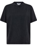 Hope Boxy TEE Kvinde Washed Black Jersey Kortærmede T-shirts Str 46 - ...