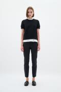 InWear Emmyiw Slim Pant Kvinde Black Bukser Med Smalle Ben Slim Fit St...