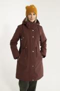 Danefæ Danenora Winter Parka Deep Bordeaux Kvinde Deep Bordeaux Parkae...