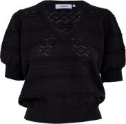 Minus Mskesha Knit Pullover Kvinde Black Sweaters Str M - hos Magasin