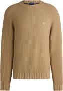 HUGO Sonni Mand Medium Beige Sweaters Str L - hos Magasin