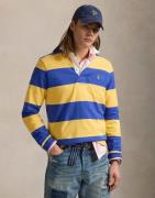 Polo Ralph Lauren 10/1 YD Jerseylsl-rug Mand Oasis Yellow/new Iris Blu...