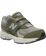 New Balance New Balance 2002 Kids Hook & Loop Dark Olivine Sneakers St...