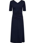 BOSS Erina Kvinde Dark Blue Midi Kjoler Str L - hos Magasin