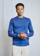 Bruun & Stengade BS Jupiter Regular Fit Knitwear Mand Blue Sweaters St...