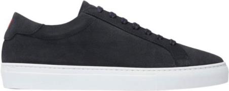 Les Deux Theodor Suede Sneaker Mand Navy Sneakers Str 40 - Læder hos M...