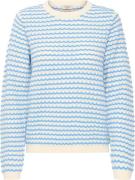 Fransa Frluma PU 2 Kvinde Azure Blue Mix Sweaters Regular Fit Str L - ...