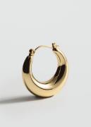 MANGO Volume Hoop Earrings U - Creoler hos Magasin