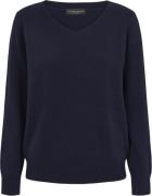 Sand Pure Cashmere Tare O Kvinde Blå Sweaters Str L Cashmere - hos Mag...