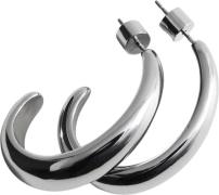 MANGO Thin Oval Hoop Earrings U - Creoler hos Magasin