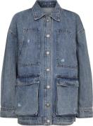 Sofie Schnoor Jacket Kvinde Light Denim Blue Overgangsjakker Str 40 - ...