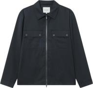 Wood Wood Wwfabian Z Mand Dark Navy Overshirts Str S - hos Magasin