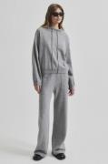 Second Female Lounge Knit Pant Kvinde Grey Melange Sweatpants Str L - ...