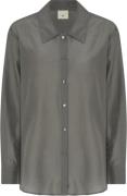 Heartmade 620 Metra Shirt Kvinde Shadow Green Langærmede Bluser Str 40...