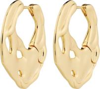 Pilgrim Dawn Hoop Earrings Goldplated one size - Creoler hos Magasin