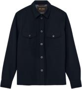 Mos Mosh Gallery Mmgbirk Traver Overshirt Mand Navy Overshirts Str S -...