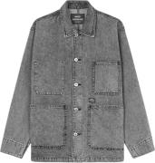 Mads Nørgaard - Copenhagen Texas Black Chore Jacket Mand Sort Overgang...