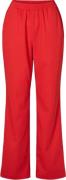 PBO 4159 Amalie Pants Kvinde Aurora Red Bukser Med Brede Ben Str 40 - ...