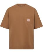 Levi's SS Workwear TEE Ermine Mand Browns Kortærmede T-shirts Loose Fi...