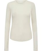 Marella Antibes Kvinde White Kortærmede T-shirts Str L - Bomuld hos Ma...