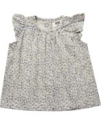 Magasin Musling 3G Baby Dress Str 92 Blue Printed Kjoler Bomuld