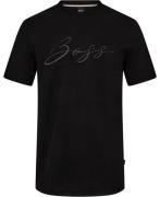 BOSS Cthompson 70 Mand Sort Kortærmede T-shirts Str L - hos Magasin