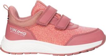 Viking Bouncy Glitter WP 2V Pink Sneakers Str 29 - Gummi hos Magasin