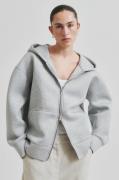 Second Female Capucine Sweat Hoodie Kvinde Light Grey Melange Hættetrø...