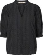 Rue de Femme 7488 Armelle Blouse Kvinde Black Kortærmede Bluser Str XS...