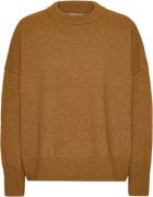 HUNKØN Adriana Knit Blouse Kvinde Camel Sweaters Str XS - hos Magasin