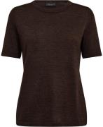 Sand Merino Blend Fellini Tshirt Kvinde Brun Sweaters Str S Merino - h...