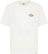 Dickies Wood Logo TEE Egret Mand Egret Kortærmede T-shirts Str L - hos...