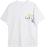 Soulland KAI Flora Tshirt Mand Hvid Kortærmede T-shirts Str S/M - Bomu...