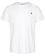 Polo Ralph Lauren Custom Slim Fit Cotton Tshirt Mand White Kortærmede ...