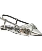 Steve Madden Dazzled Slingbacks Kvinde Silver Slingbacks Str 40 - hos ...