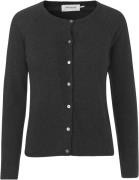 Rosemunde Cashmere Cardigan ls Kvinde Grå Cardigans Str L Cashmere - h...